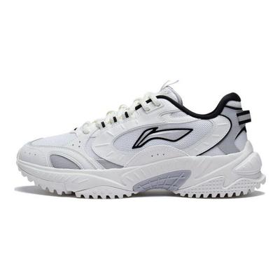 Li Ning Star Wind Fashion Versatile Non-Slip Wear-Resistant Breathable Low-Top Sports Casual Shoes Men Sneakers White Black AGCT149-2