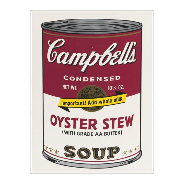Andy Warhol Series Campbell Soup Canned Canvas Painting Aesthetic Poster and Prints Wall Art Picture Bar Restaurant Home Decor No Frame