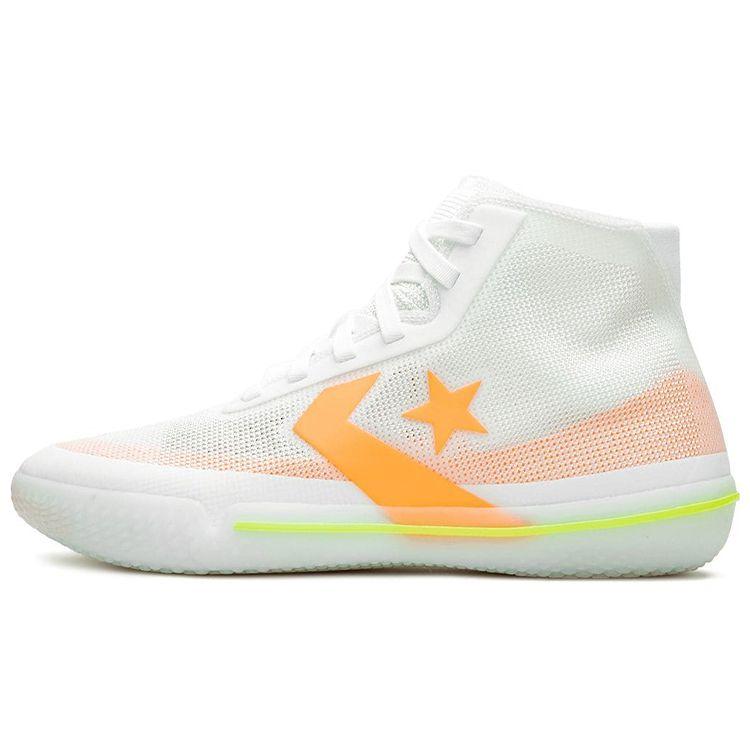 

Кроссовки унисекс Converse All Star Pro BB Hyperbrights Pack Белые флуоресцентно-оранжевые Volt-Glow 165543C