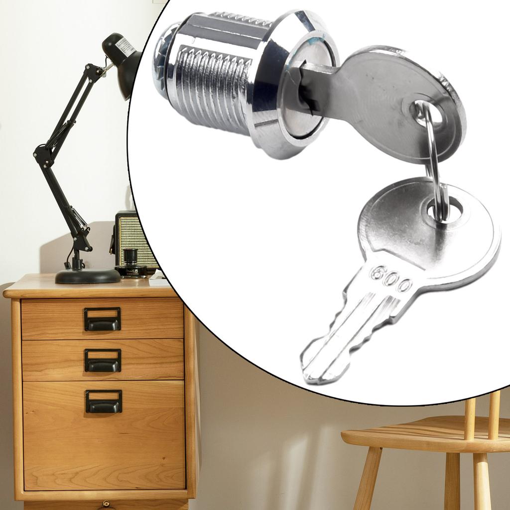 16/30mm Cam Lock Set Door Cabinet Mailbox Drawer Cupboard Locker Zinc Alloy Cylinder Cam Lock With 2 Keys Furniture Hardware