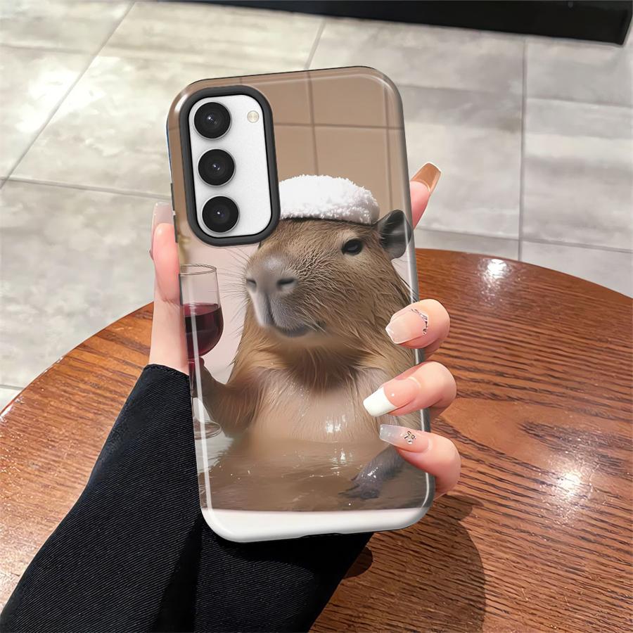

Funny CapyBara Phone Case for Samsung Galaxy S25 A16 S20 FE S25Ultra S24 Ultra A36 A56 S23 A26 S23Ultra Soft Cover Capa Galaxy A36 5G