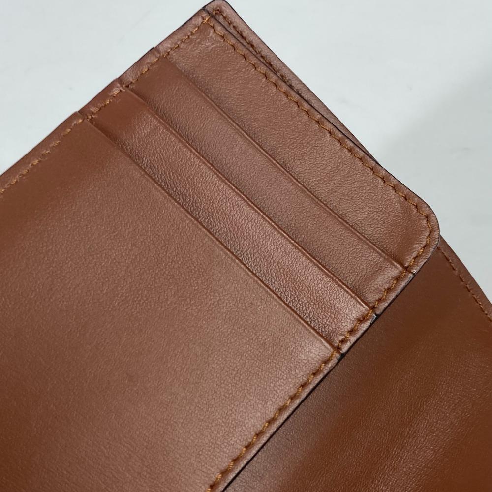 BURBERRY TB logo Passport cover passport case PVC/Leather Brown