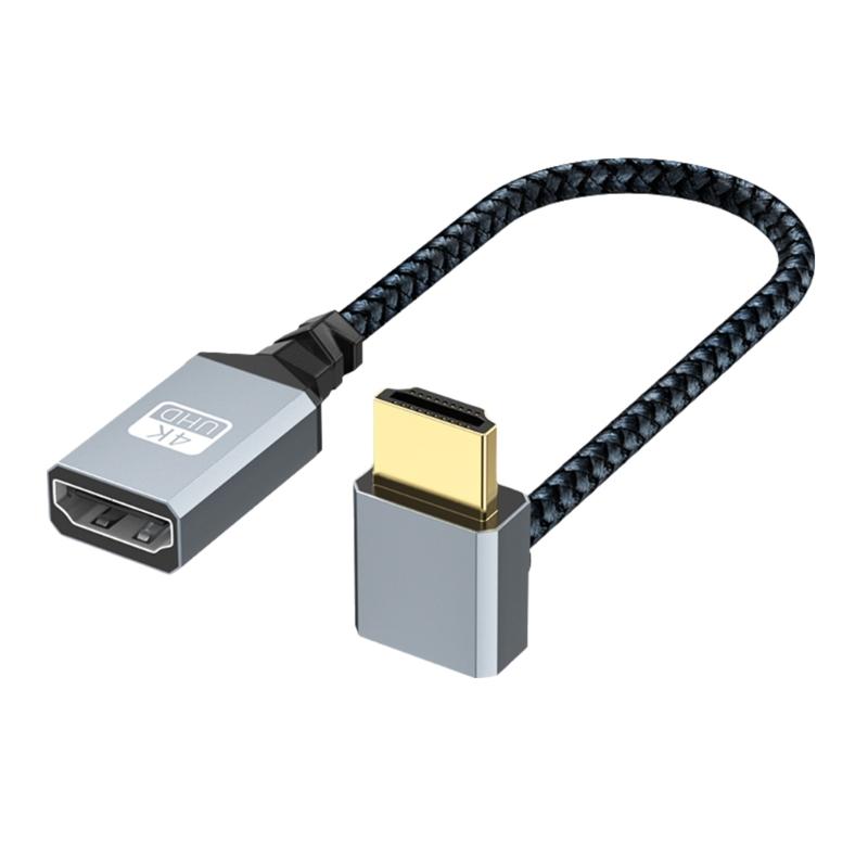 Quality Short HDTV Male to Female Cable, 4K Compatible HDTV Extender Highly Speed Data Cable for Home Theater Setups