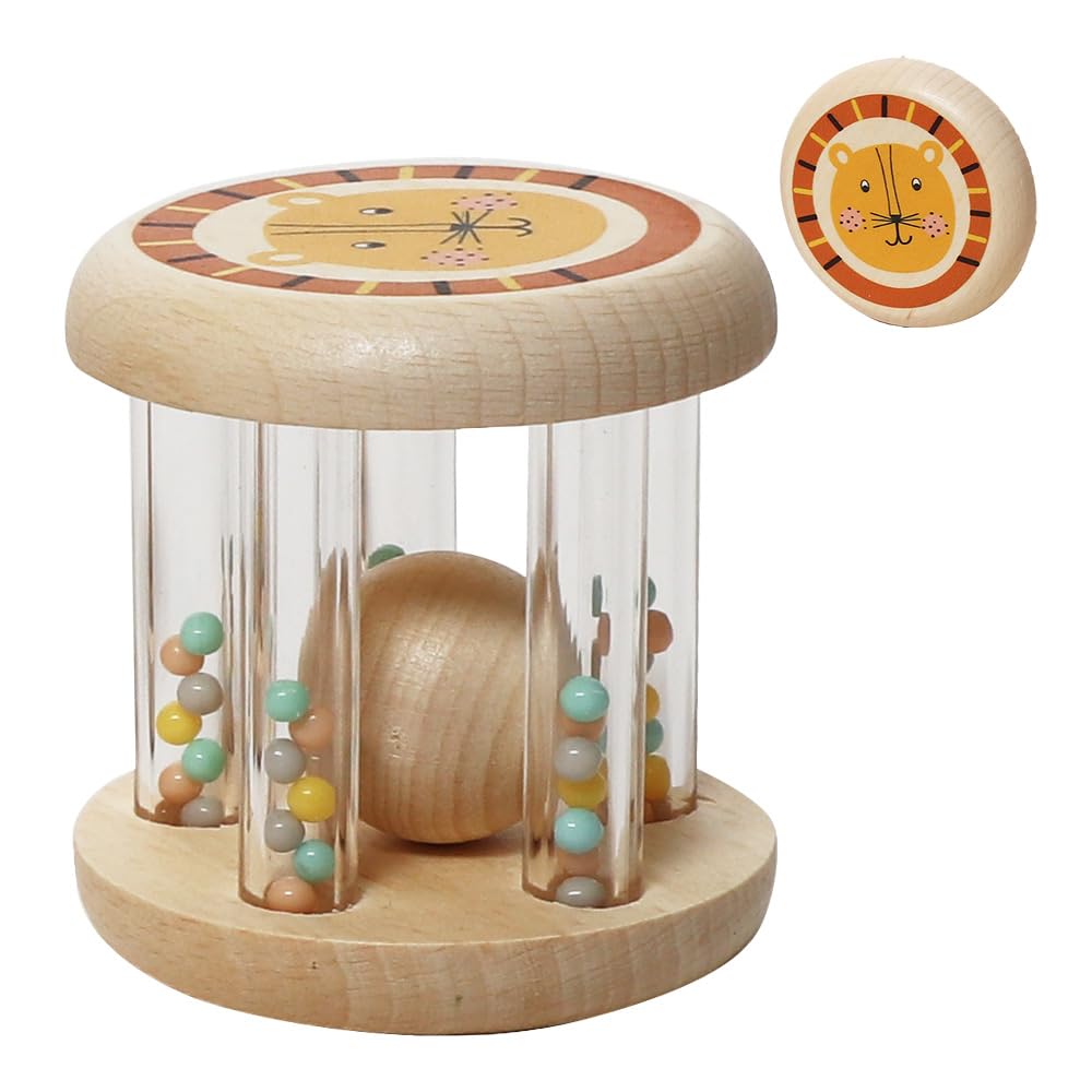 

Красочные маленькие уменьшающиеся звуки веселые Adnil LAND GRATTLE ANIMAL Rattle Animal (Лев)
