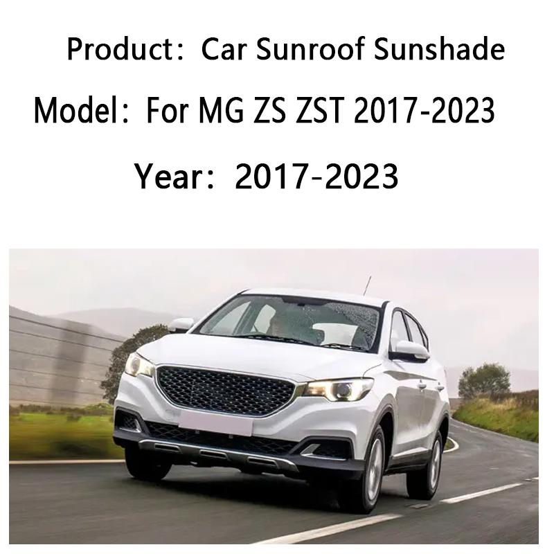 Car Sunshade For MG ZS ZST 2017-2023 2022 Sunroof Shades Anti-UV Electrostatic Adsorption Visors Sun Protection Auto Accessories