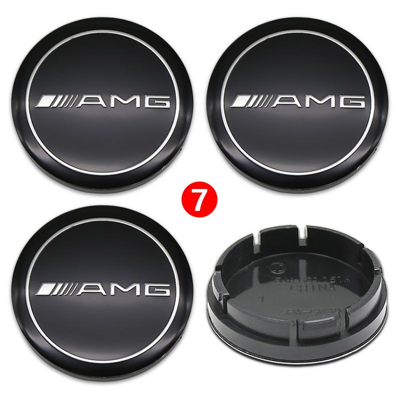 4pcs 56mm 60mm 75mm Car Wheel Center Logo Hub Cap For Mercedes Benz AMG Apple Tree W211 W205 W213 W203 C218 A207 CLA CLS E Class