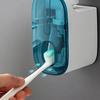 1 STK Automatisk tannkremdispenser Baderomstilbehør Veggfeste Lazy Toothpaste Squeezer Tannbørsteholder