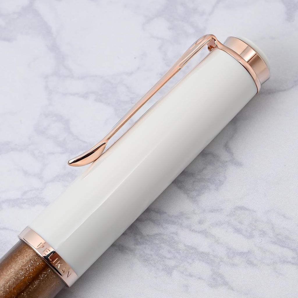 Pelikan Classic M 200 Coppa Rose Gold Fountain Special Extra Fine EF M 200 RG EF Pen, Edition, Nib,