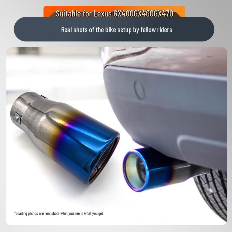 Stainless Steel Exhaust Tailpipe for Prado, Land Cruiser, Lexus GX400, RAV4, Reiz