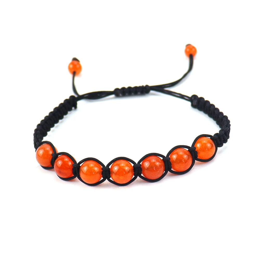 Fashion Creative Seven-Color Rainbow Men'S And Women'S Woven Bracelet Adjustable Bracelet Direct Sales B50