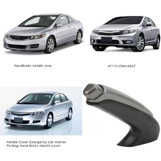 Aramox OEM Handbrake Emergency Parking Brake Handle Cover Protector, Compatible with Coupe Sedan 2006-2011, Replacement Part 47115-SNA-A82Z