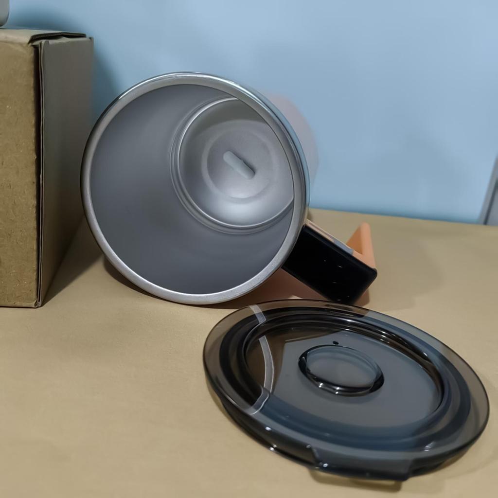 Rechargeable Electric Stirring Mugs Automatic Stirring Cup 400ml Magnetic Mixer Stainless Steel Coffee Mug Rotating Tumbler