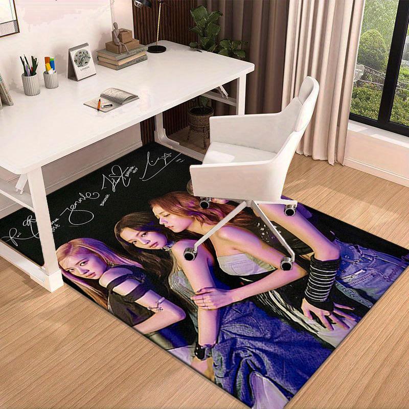 kpop BP Fashion Carpet, Chair Rug,Rug for Office Bedroom living rooms, Doormat decor Fan Gift Christmas Gift