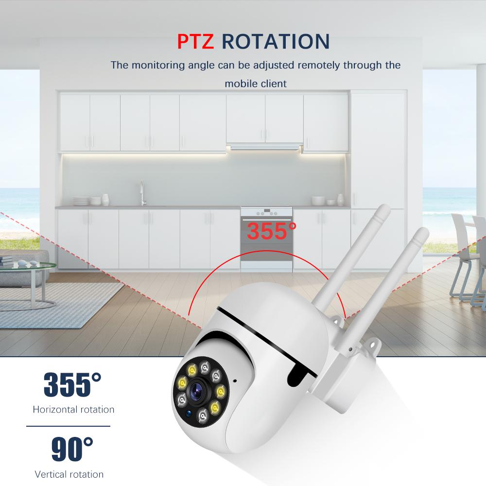 200W Waterproof Night Vision Home Security CameraWireless Wifi IP Camera