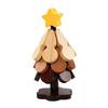 Christmas Tree Coaster Set of 3 Heat Insulation Mat for Water Cups Teapots Dining Plates Wear-Resistant Anti-Scalding Table Protection