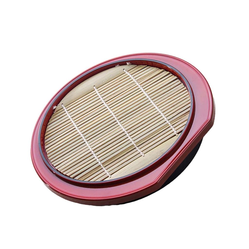 Soba Noodle Plate Melamine Food Plate Appetizer Tray Sashimi Platter With Drain Mat for Home Party Gatherings Restaurant