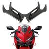 CBR Front Fairing, Front Windscreen Panel, Fairing Winglet Wind Fin Spoiler Trim Cover for Honda CBR 250RR 2017 2018 2019 2020 2021 2022 2023 2024