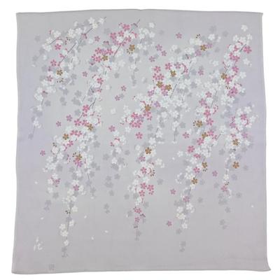 Chiyo Sakura Furoshiki 68cm Breit Rayon Furoshiki Hergestellt in Japan Uno's (Kirschblüte) (Glyzinien)