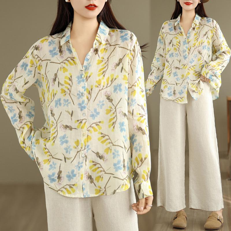 DIMANAF 2025 Women Blouse Basic T-Shirt Fashion Casual Vintage Loose Tops Tees