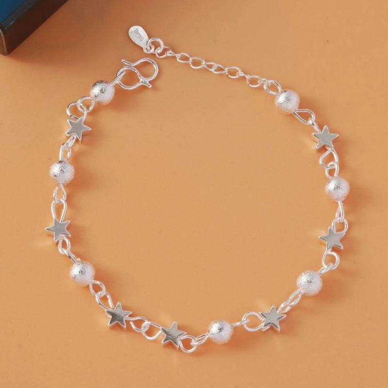 Fijn 925 Sterling Zilver Holle Bellen Bal Armbanden Verstelbare Armbanden voor Vrouwen Mode Vakantiecadeaus Feest Bruiloft Sieraden