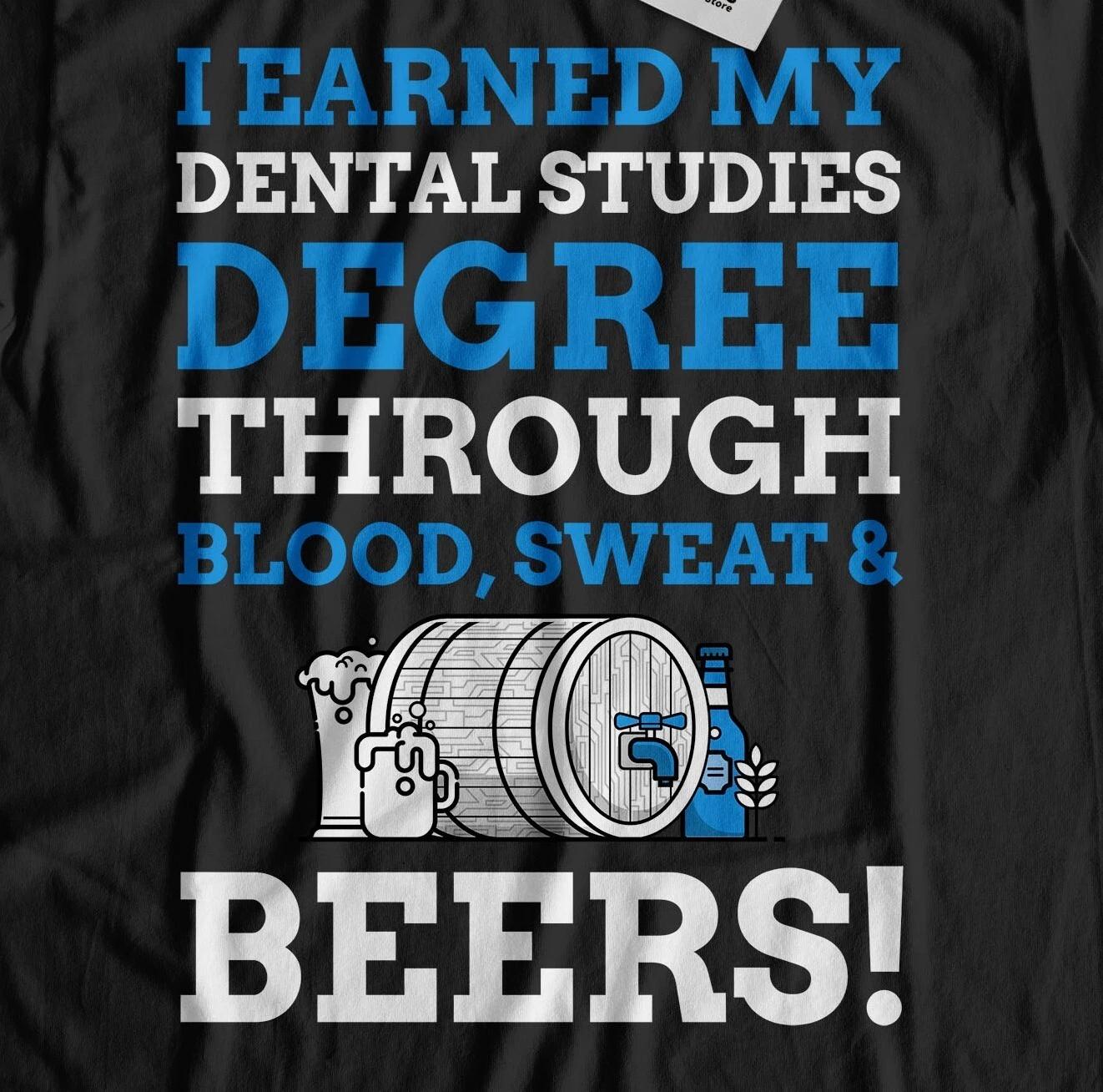 Unisex Funny Dental Studies Degree T-Shirt Dentistry Graduate Gifts 4XL