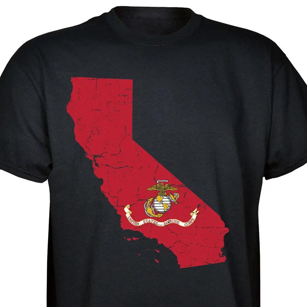 

Choose Your Flag USMC State Map Marine Corps Badge T Shirt 100 Cotton Short Sleeve ONeck Casual Mens Tshirts New Size S3XL 4XL
