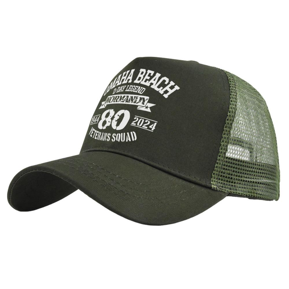 Letter Sun Hat Mesh Breathable Visor Cap Fashion Snapback Hat  Couples зелёный