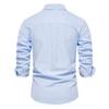 TrendHub New Autumn Cotton Men's Oxford Shirt Long Sleeve Button Down Social Business Casual Shirts for Men