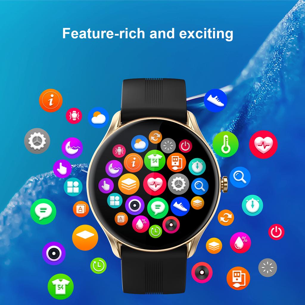 Smart Watch Men Full Touch Screen Sport Fitness Smartband Ip68 Waterproof Bluetooth For Android Ios Smartwatch Women+bo