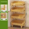 Bamboo 4-Tier Kitchen Storage Rack
