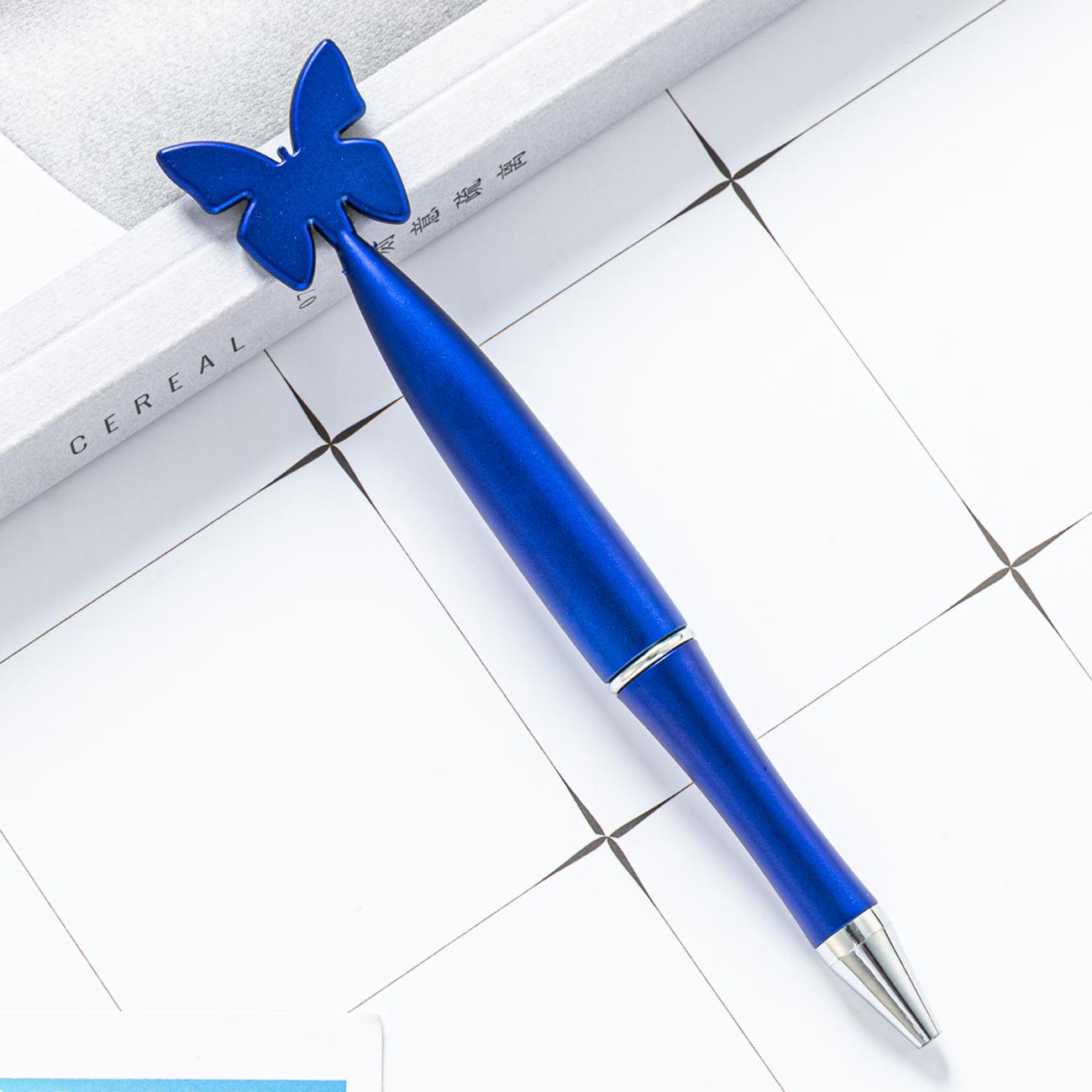 Hot Selling Promotional Plastic Ball Pens Butterfly Shape Custom Logo 1.0mm Writing Width School Office Gift Pens