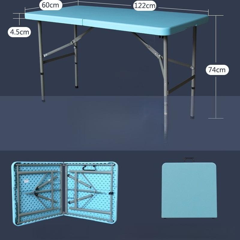1,2m Moderner Klapp-Outdoor-Tisch für Veranstaltungen, Rechteckig, Festival, Picknick, Party, Bankett, Plastiktisch