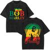 Bob Marley Legend Portrait Face Washed T Shirt Reggae Music Men Women Vintage Hip Hop Tshirt Cotton Casual Short Sleeve Tshirts