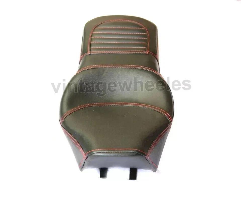 Fit For Royal Enfield Interceptor 650cc Custom Made Cushioned Dual Seat Black