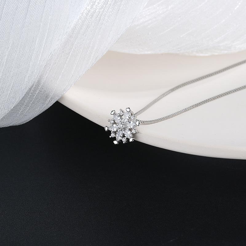 Lindon Women Necklace Pendant Copper Alloy Zircon Fashion Gift