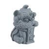 Artwork Awakening Lion Ornament Artificial Stone Lion Mascot Statue  Tea Pet