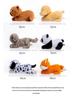 Adorable Fox Kitten Plush Toy Desk Ornament – Cute Pet Companion Gift