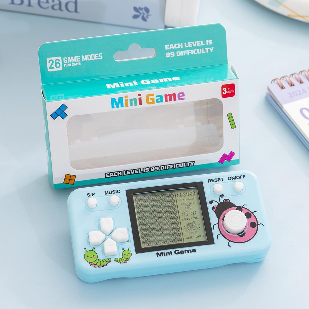 Classic Retro Handheld Tetris Game Console for Kids