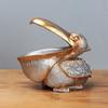 Animal Pelican Storage Holder Bird Art Large Capacity Resin Pelican Sculpture Practical Big Mouth Bird Ornament Ornament Gift