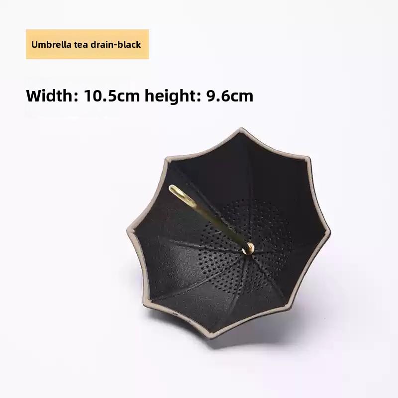 

China Umbrella Tea Strainers Tea Infusers Ceramic Tea Filter Screen Teas Ceremony Accessories Teas Table Decorations Ornaments