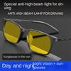 Color Changing Night Vision Sunglasses for Driving Anti High Beam Brightening Vision Sun Glasses Men's Outdoor UV400 Goggles