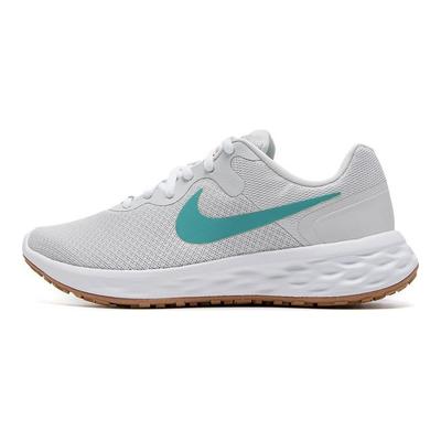 Revolution 6 Amorti Léger Antidérapant Respirant Coupe Basse Chaussures de Course Décontractées Femme sneaker Blanc Gris DC3729-012