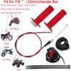 7/8 22Mm Twist Throttle Accelerator Handle Grips,Mini Bike Throttle Cable Kit,Throttle Cable Kit For 50Cc 90Cc 110Cc 125Cc150Cc 200Cc 250Cc 4-Stroke