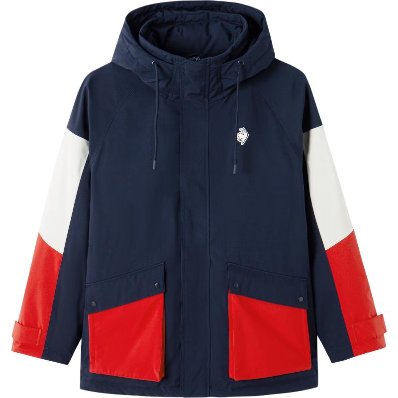 Унисекс зимняя пуховая куртка средней длины Le coq sportif M