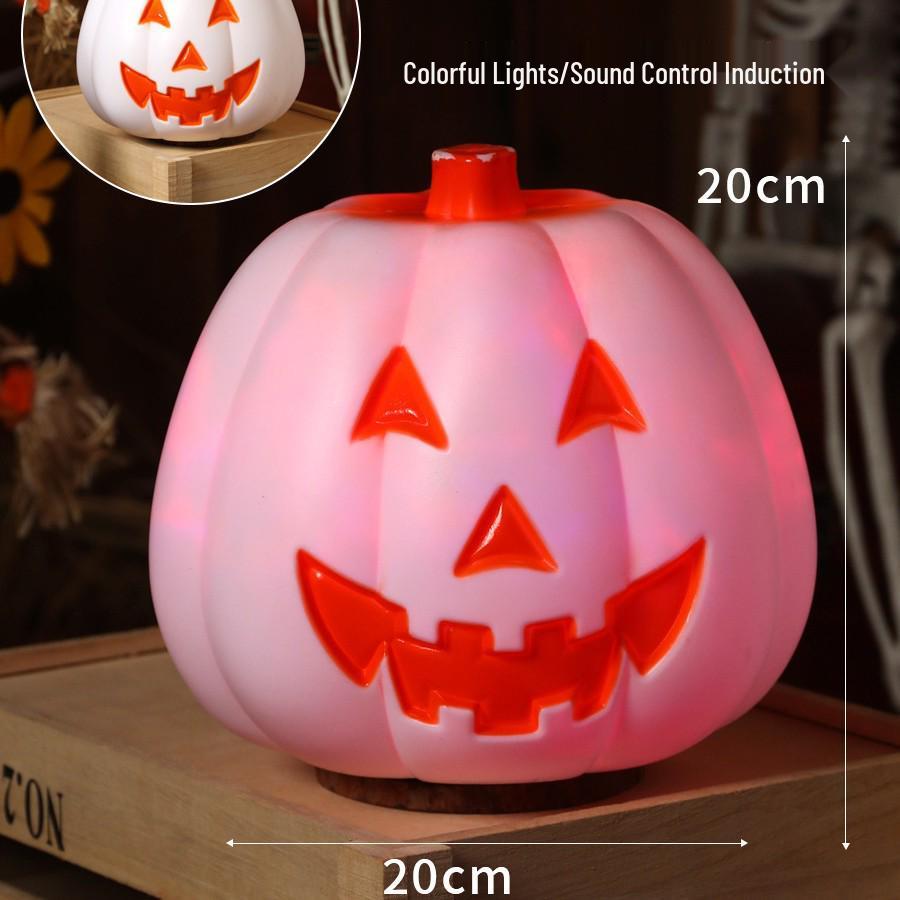 Luminous Large Halloween Pumpkin Lantern: Outdoor Decoration & Shopping Mall Display Props