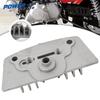 Tampa do Cilindro do Radiador de Óleo da Motocicleta Adaptador do Resfriador de Óleo do Motor 70cc Tampa do Cilindro do Motor da Scooter 50cc 90cc 110cc
