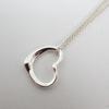[Used] TIFFANY 925 Open Heart Pendant/Necklace/g507-47