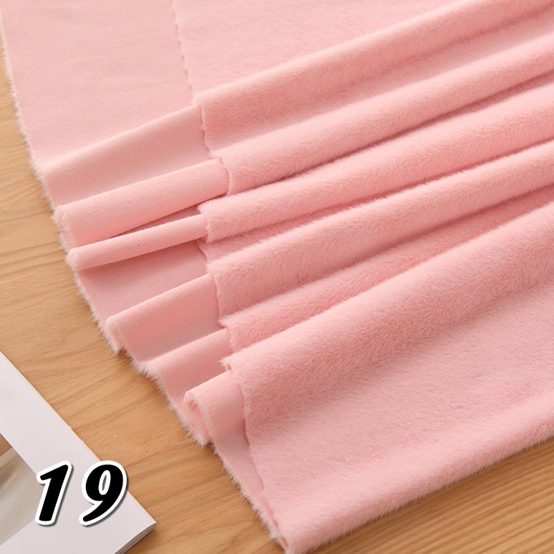 50*40cm Encrypt Imitation Rabbit Fur Fabric Thicken Plush Counter Background Clothing Fabric Handmade DIY Sewing Doll Fabric
