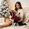Festive Pet Christmas Horse Riding Costume Funny Holiday Party Dress Up Outfit for