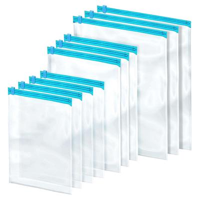 10x Rolled Vacuum Bags for Travel Clothes, Bedding